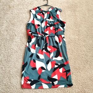 Nine West Multicolor Dress, Size 12